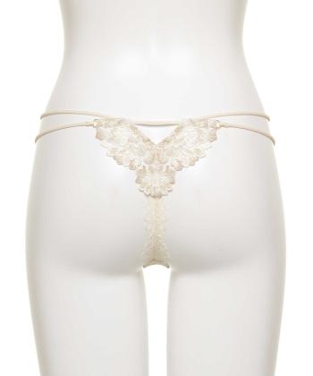 パルフルール エンブロイダリーレース Tバック