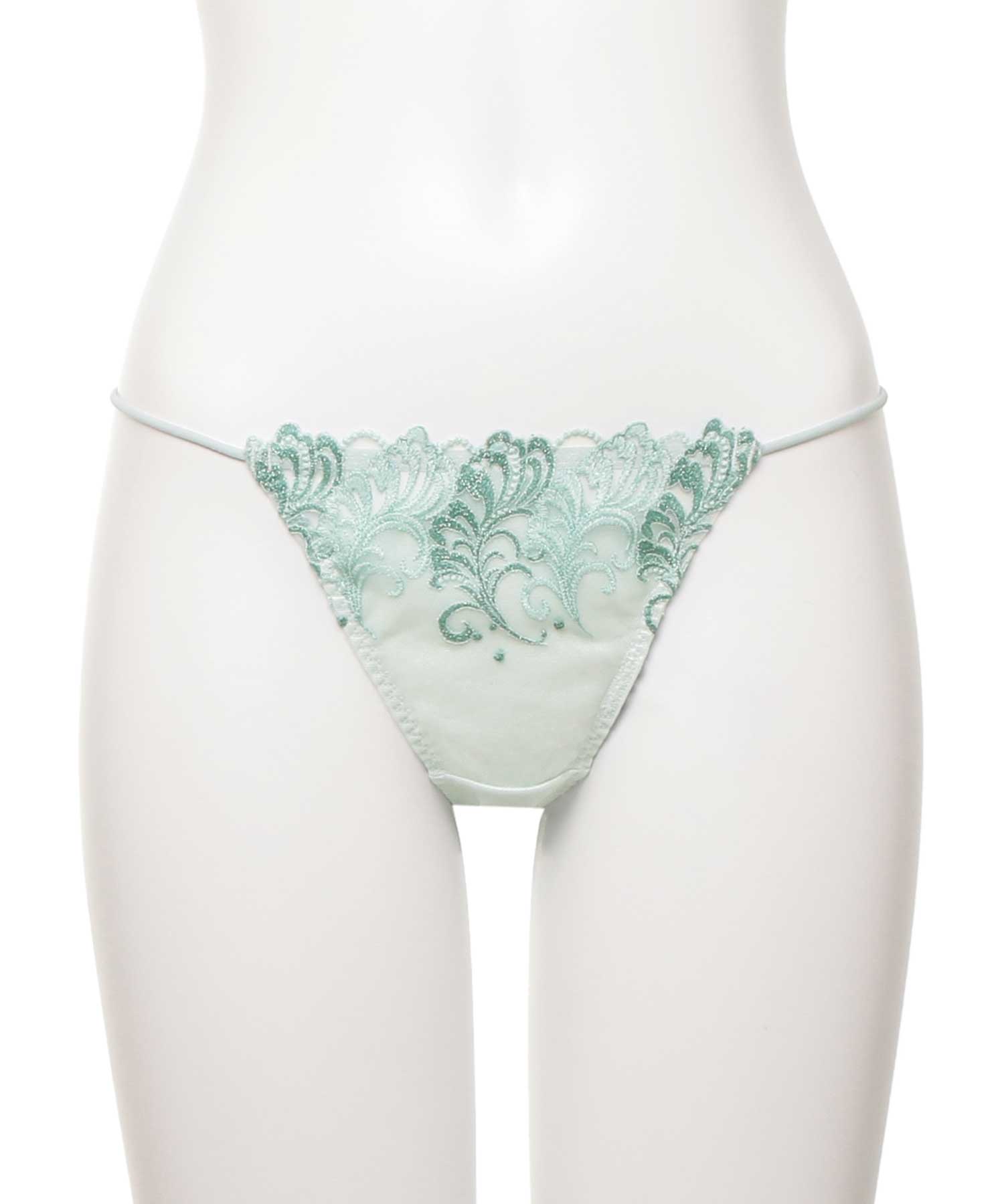 アヴェネル エンブロイダリーレース ショーツ