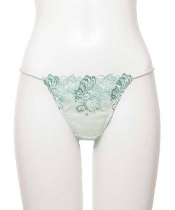 アヴェネル エンブロイダリーレース ショーツ