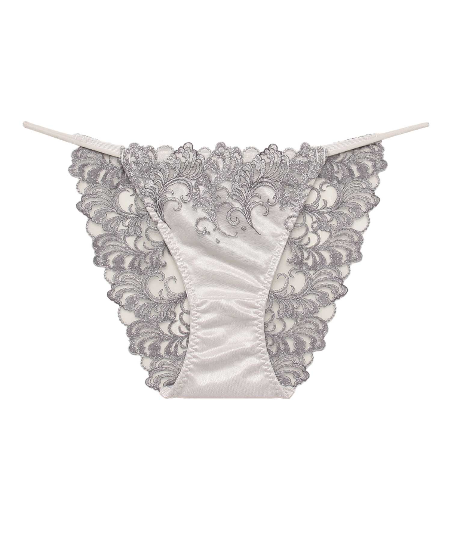 アヴェネル エンブロイダリーレース ショーツ