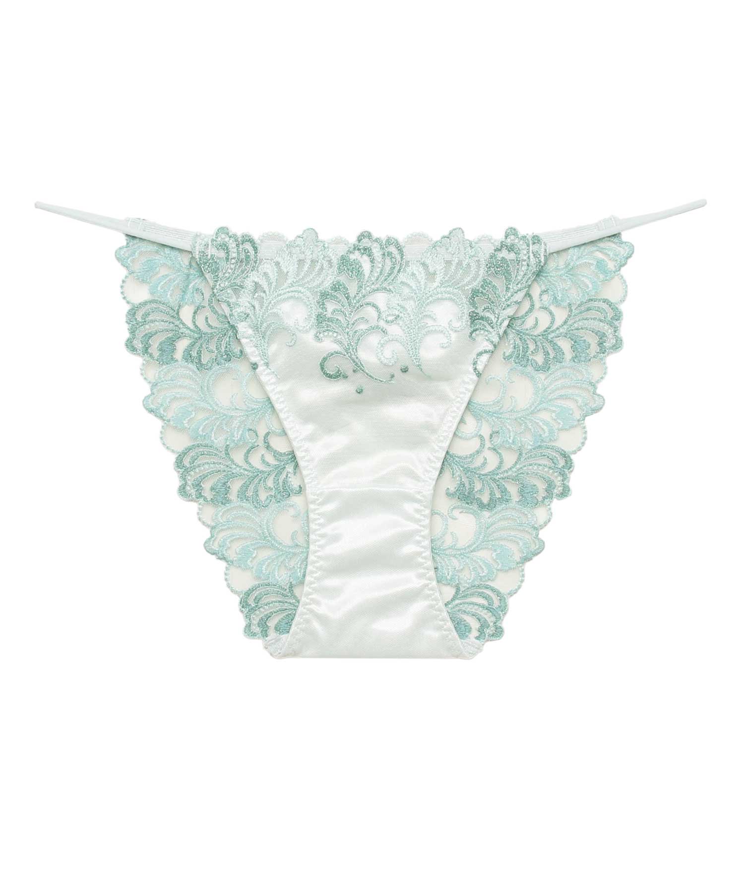 アヴェネル エンブロイダリーレース ショーツ