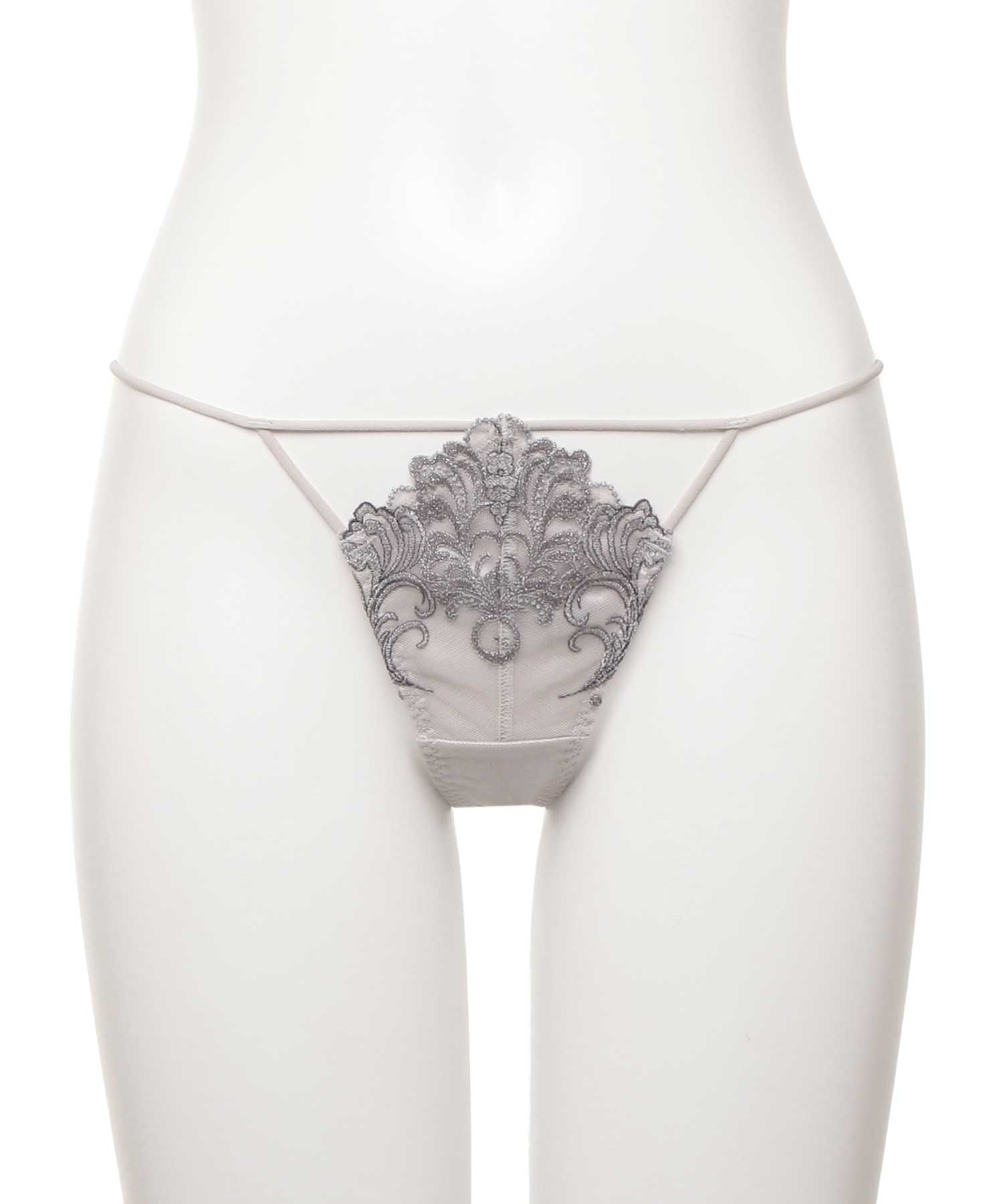 アヴェネル エンブロイダリーレース Tバック