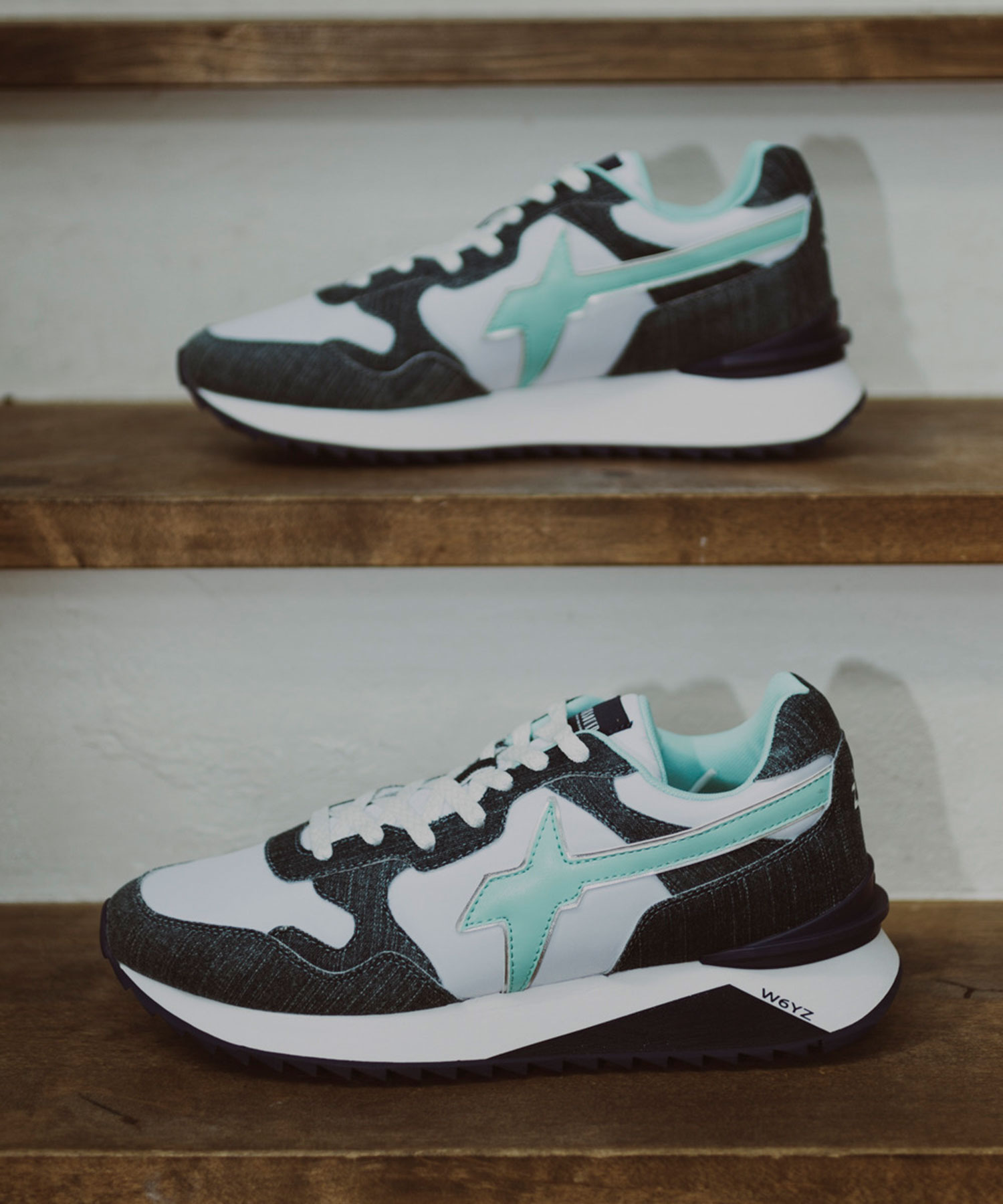 W6YZ×RESOUNDCLOTHINGコラボスニーカー