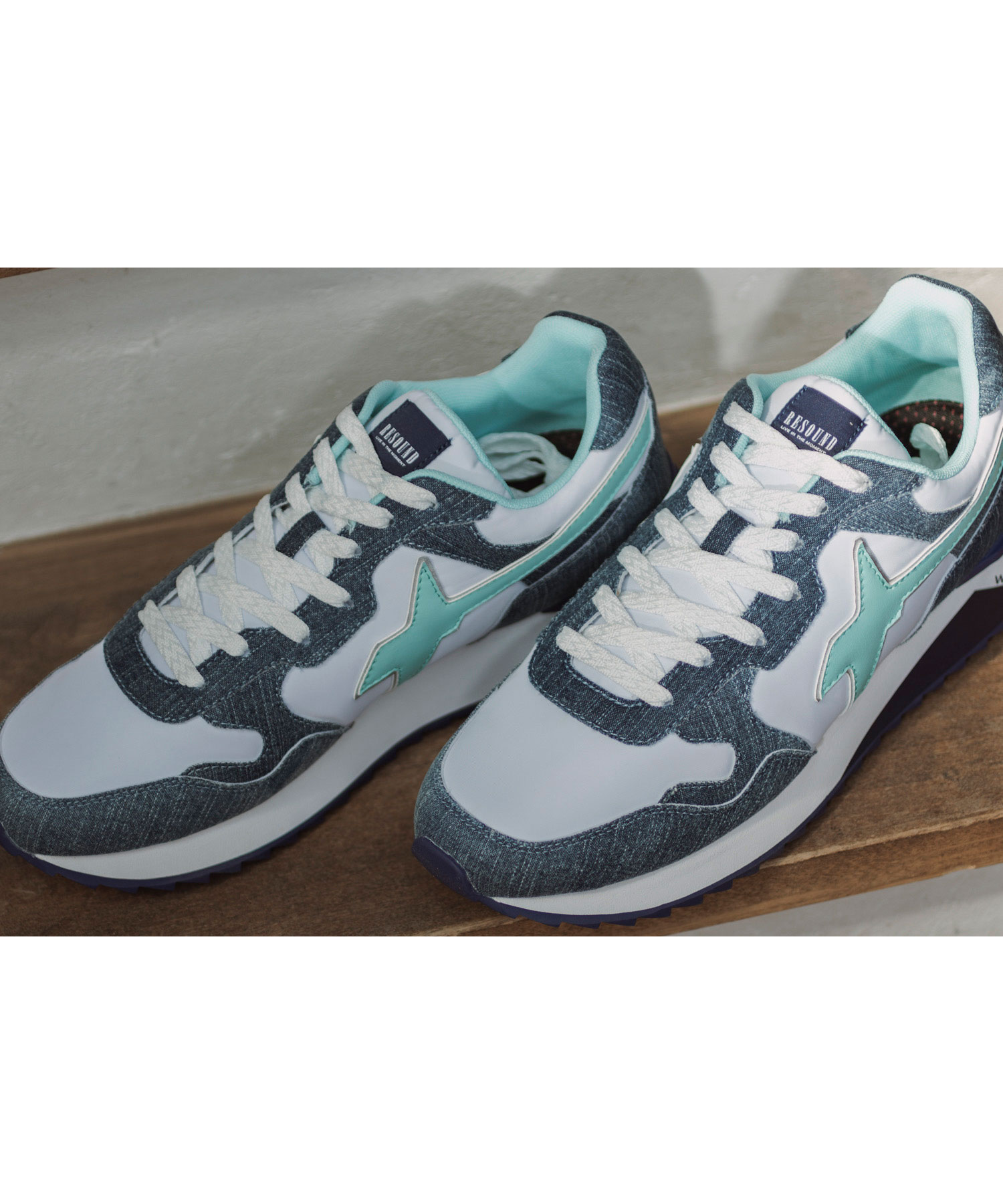 W6YZ×RESOUNDCLOTHINGコラボスニーカー