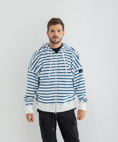 fries zip loose hoodie