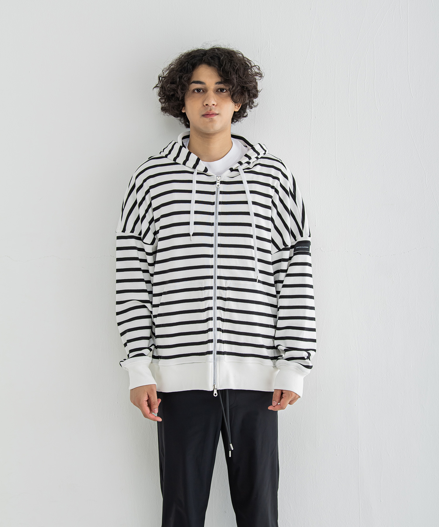 fries zip loose hoodie