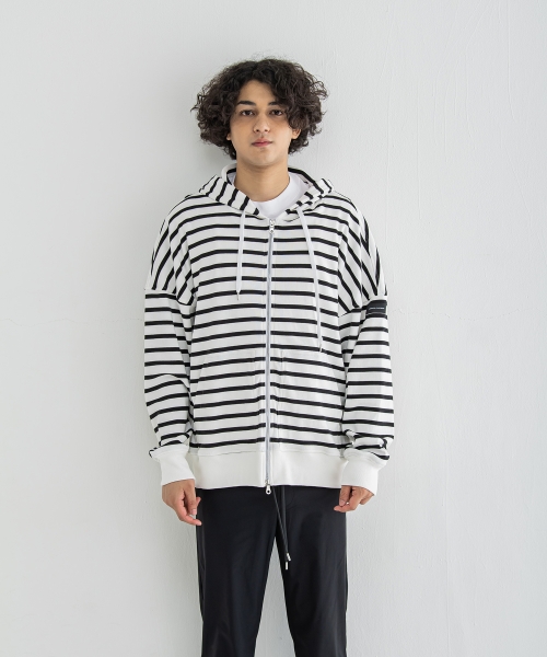 fries zip loose hoodie