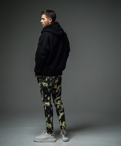 公開設定確認ROPE  zip loose hoodie