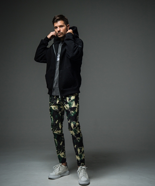 公開設定確認ROPE  zip loose hoodie