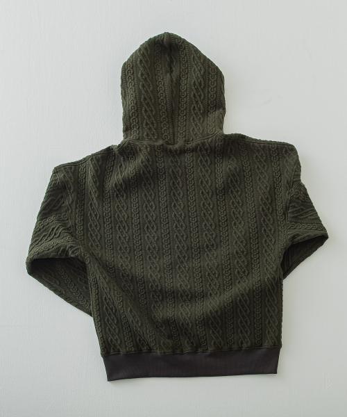 公開設定確認ROPE  zip loose hoodie