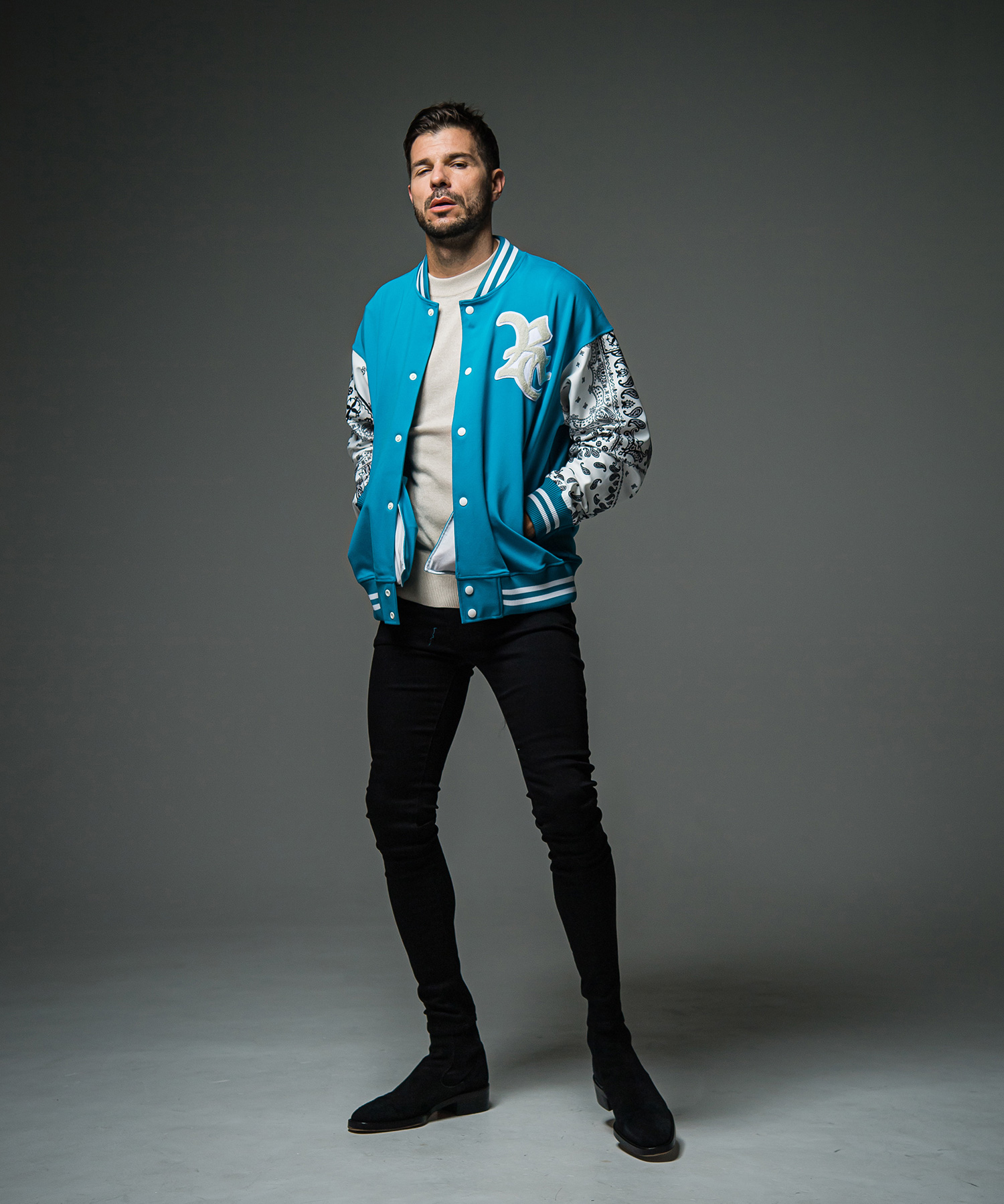 RC Jersey OVER VARSITY JACKET