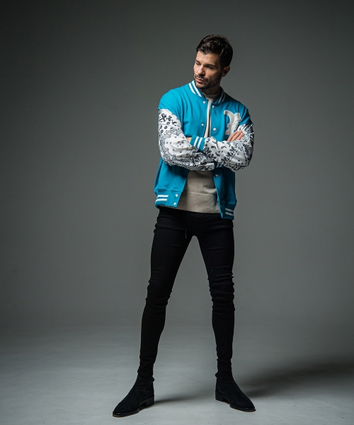 RC Jersey OVER VARSITY JACKET