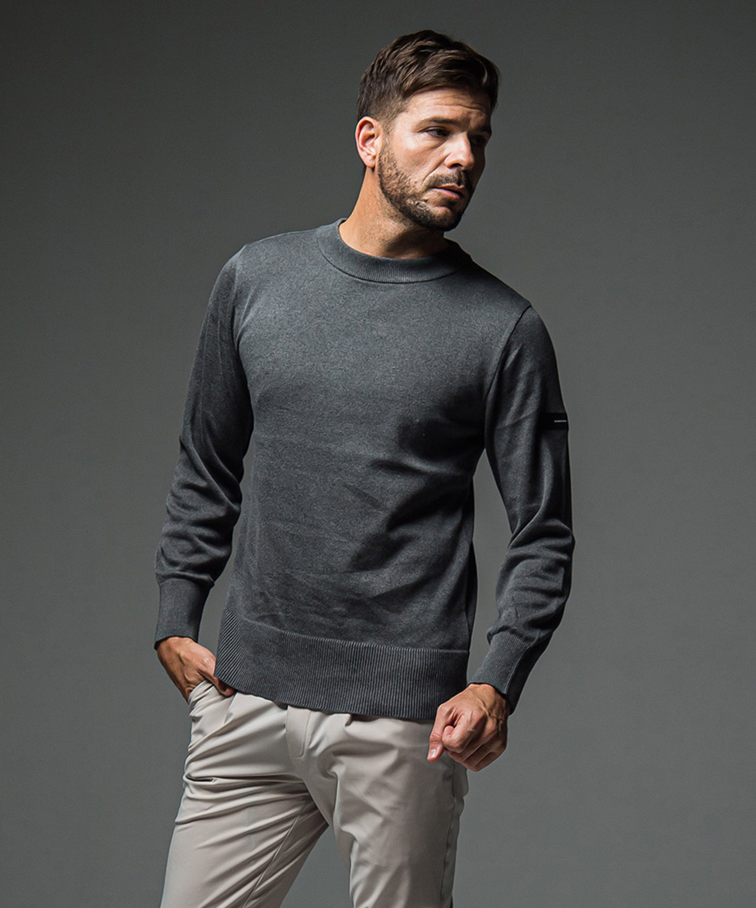 SILK  KNT LONG SLEAVE