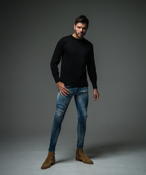 SILK  KNT LONG SLEAVE