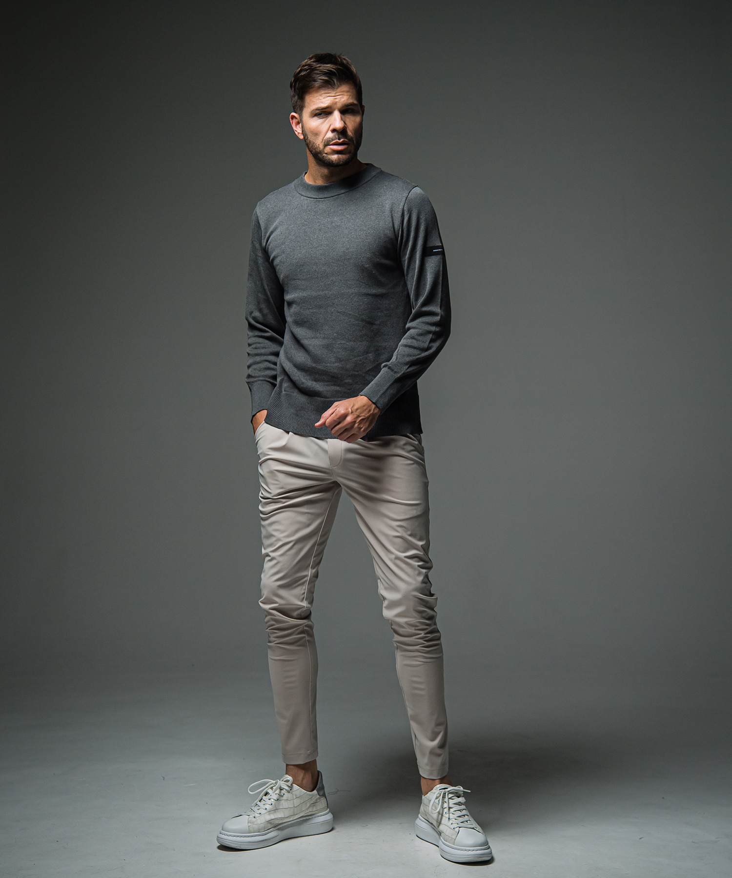 SILK  KNT LONG SLEAVE