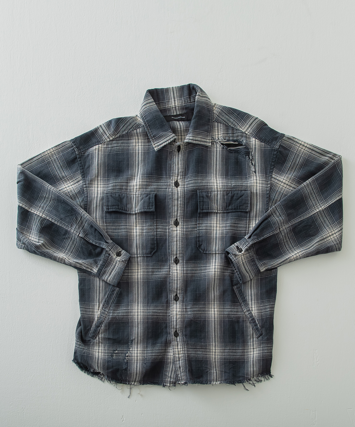 grunge check shirt