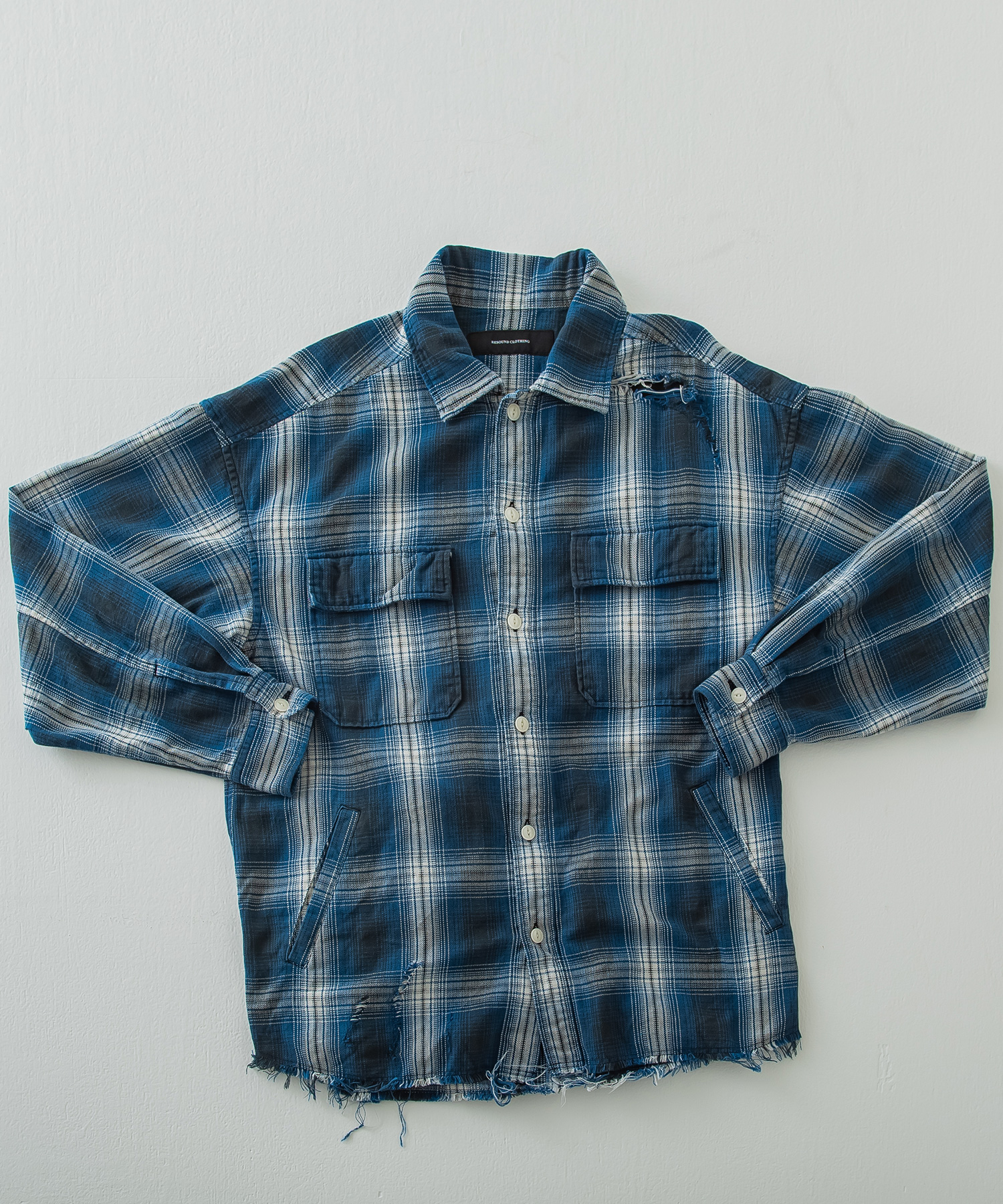 grunge check shirt
