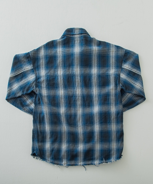 grunge check shirt