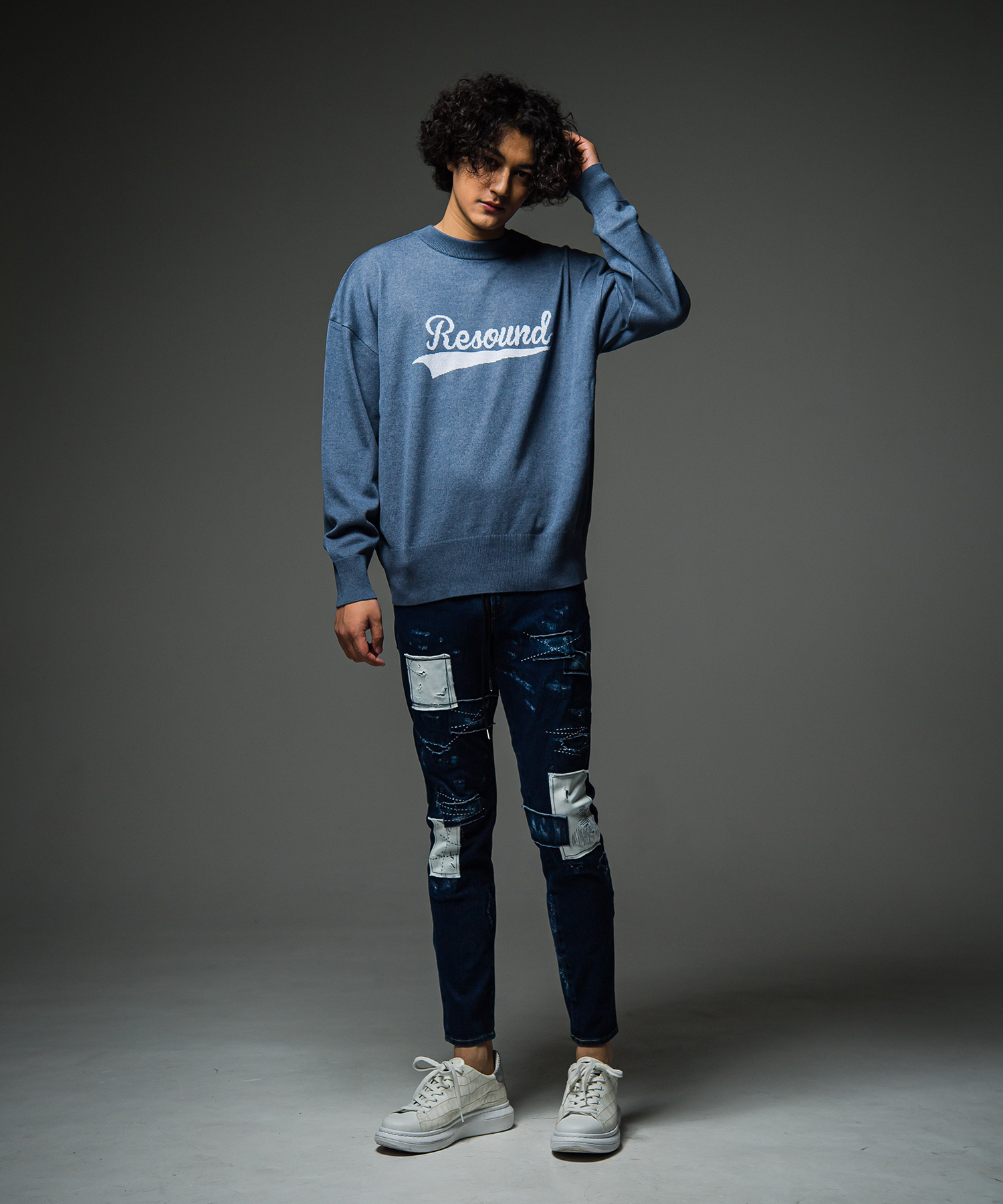 MICK DENIM JERSEY