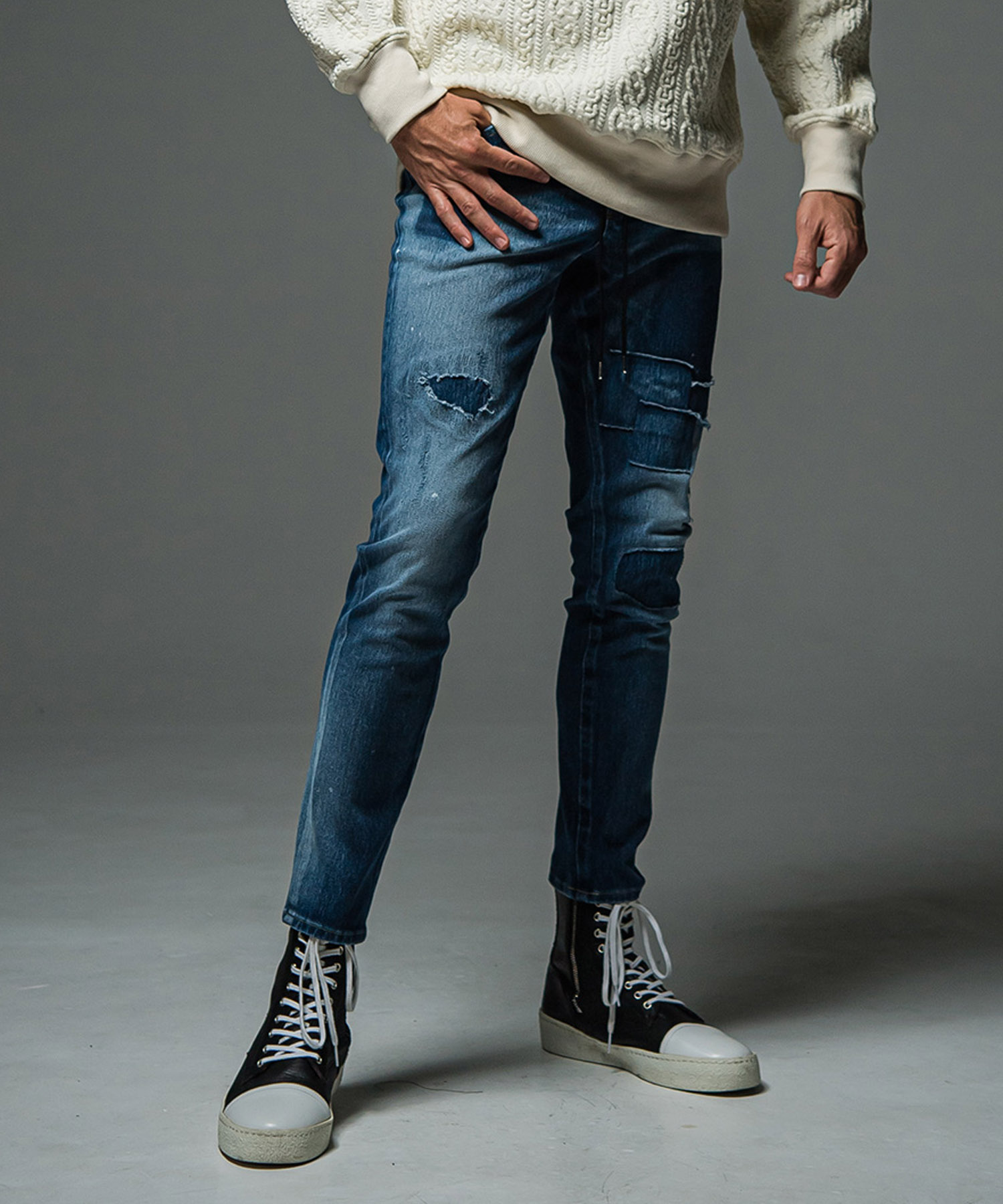 MICK DENIM JERSEY