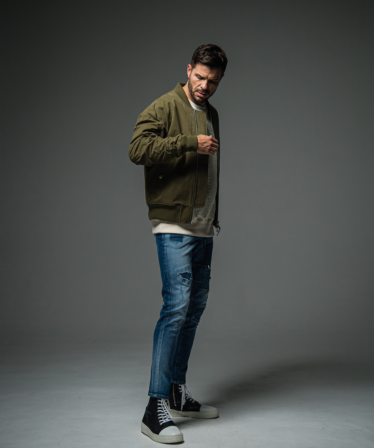 MICK DENIM JERSEY