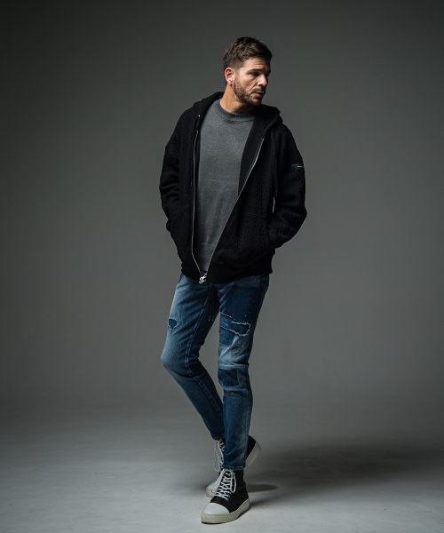 MICK DENIM JERSEY
