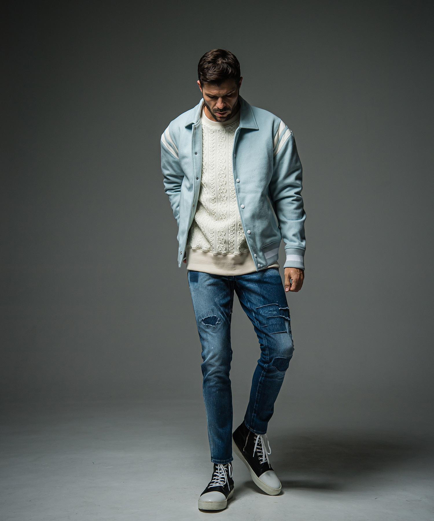 MICK DENIM JERSEY