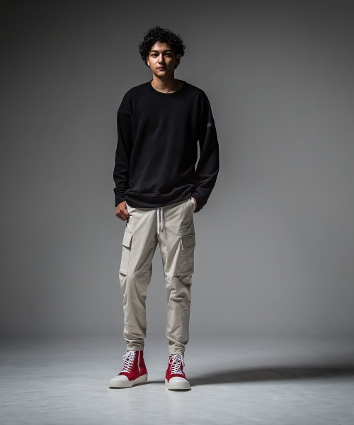 ID BACKROGO velours fleece drop trainer
