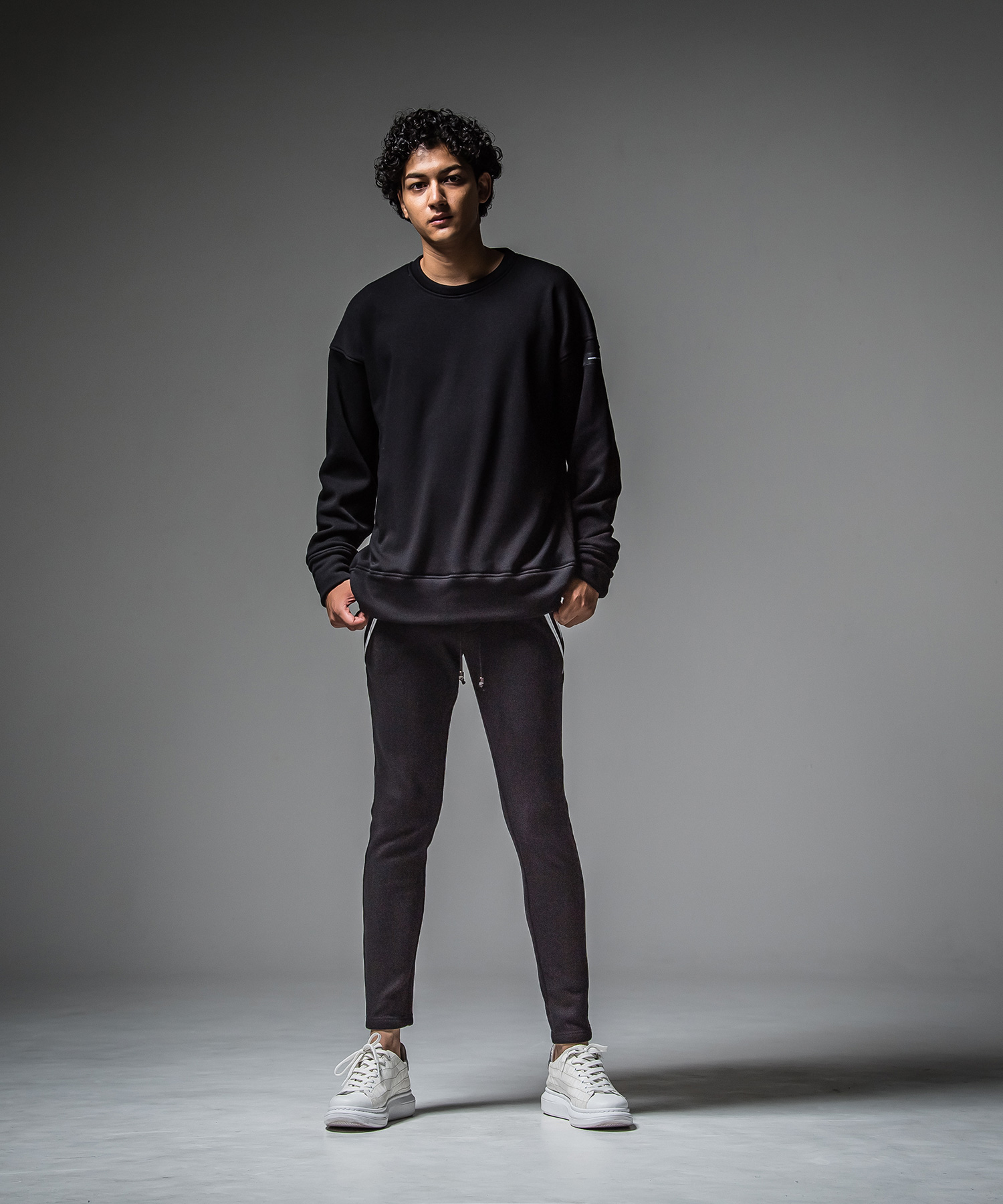 ID BACKROGO velours fleece drop trainer