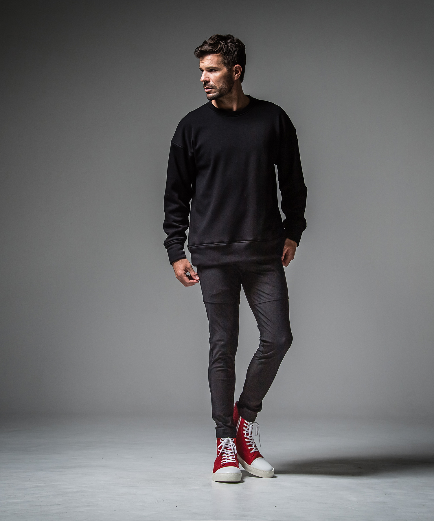 ID BACKROGO velours fleece drop trainer