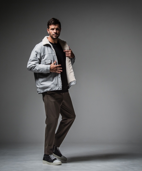 ID BACKROGO velours fleece drop trainer