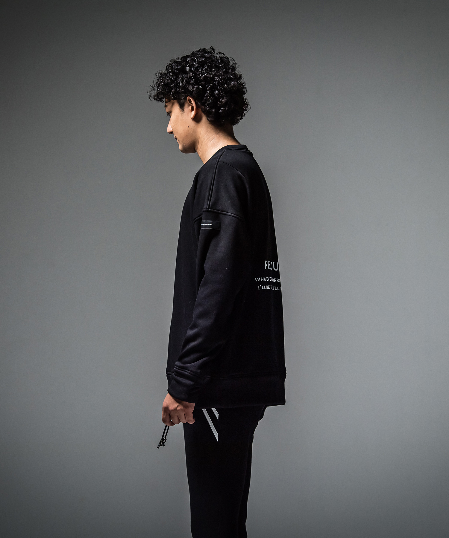 ID BACKROGO velours fleece drop trainer