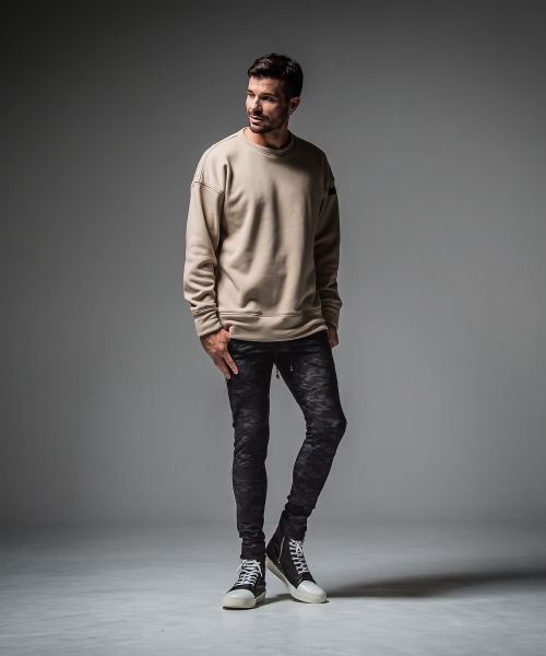 ID BACKROGO velours fleece drop trainer