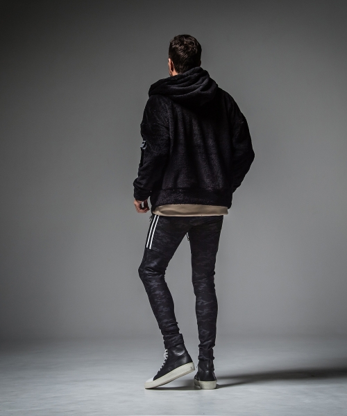 boa zip loose hoodie