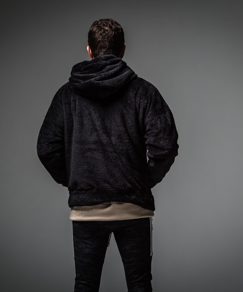 boa zip loose hoodie