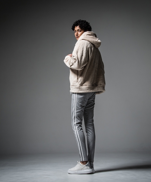 boa zip loose hoodie