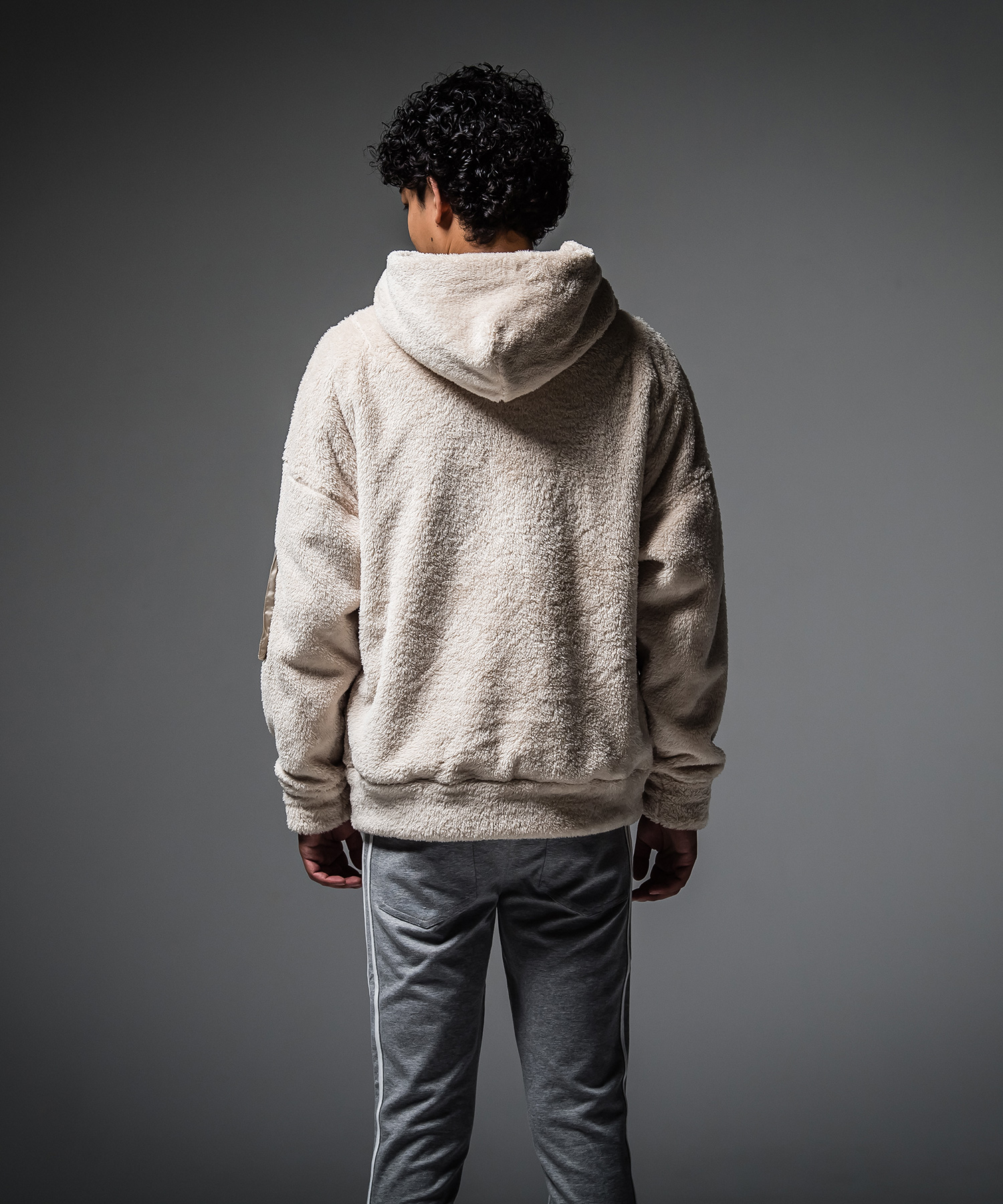 boa zip loose hoodie