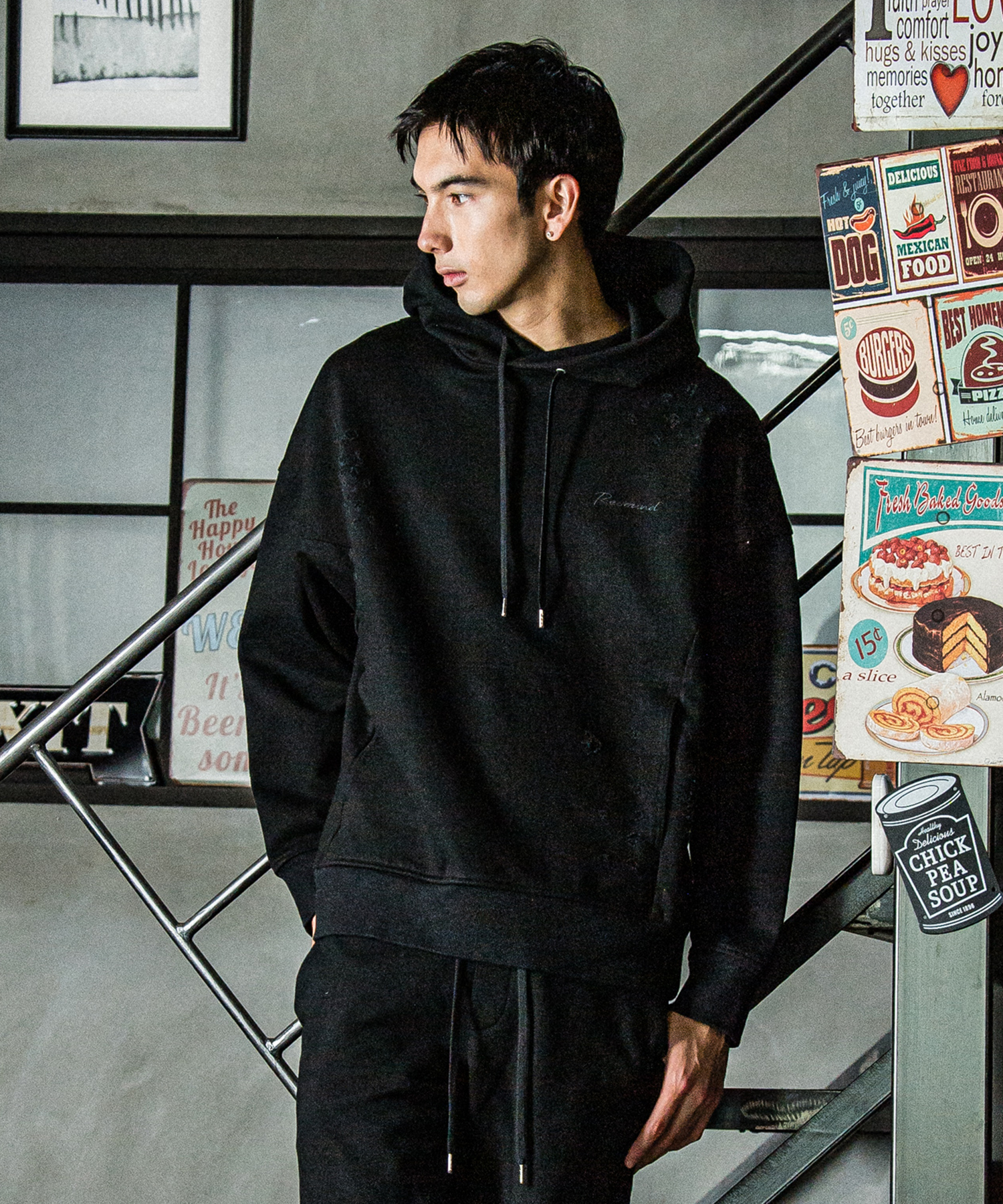 VINTEAGE  loose hoodie