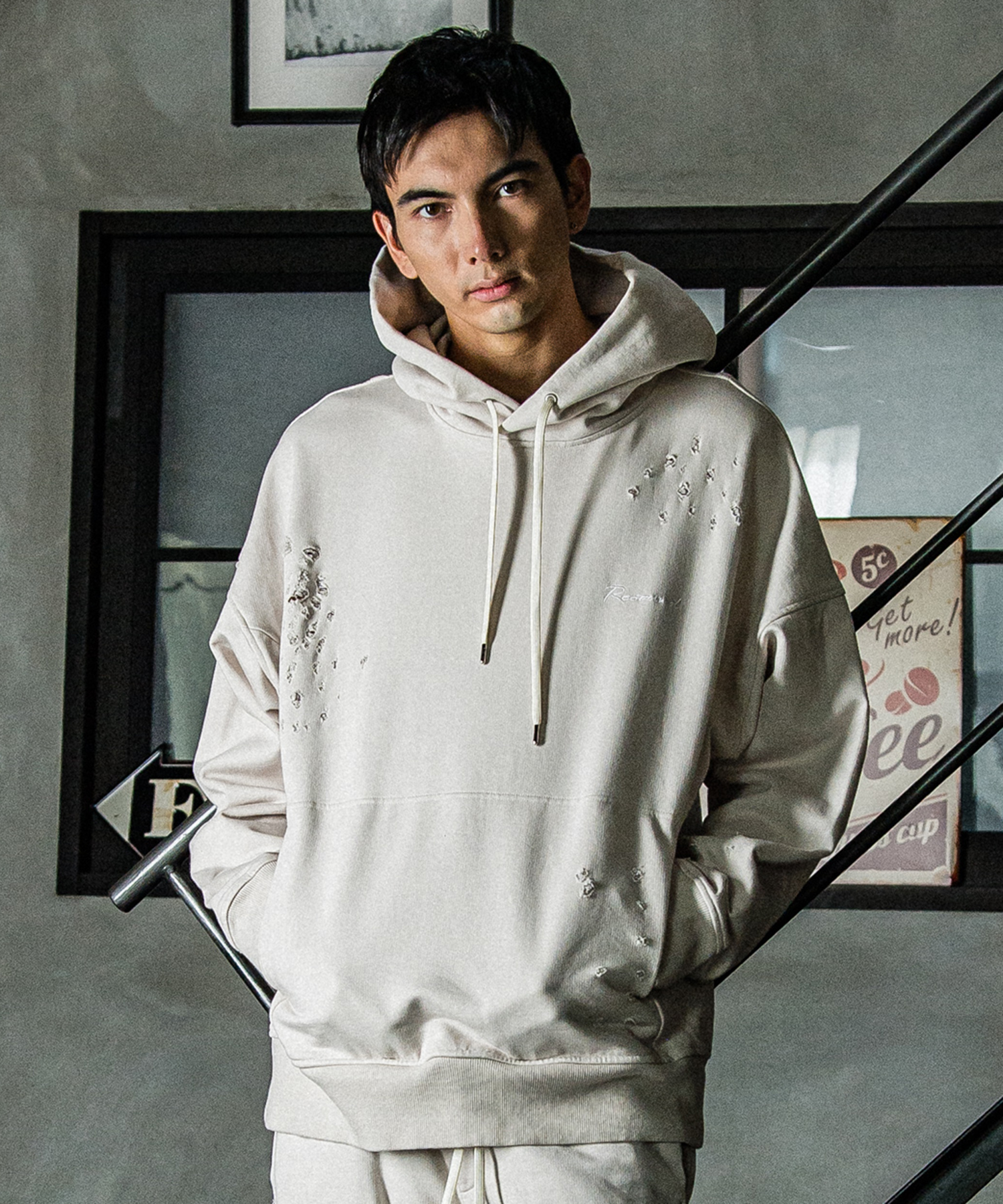 VINTEAGE  loose hoodie