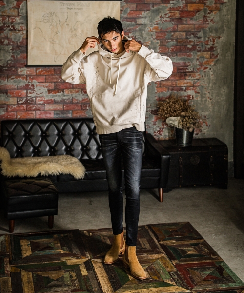 VINTEAGE  loose hoodie