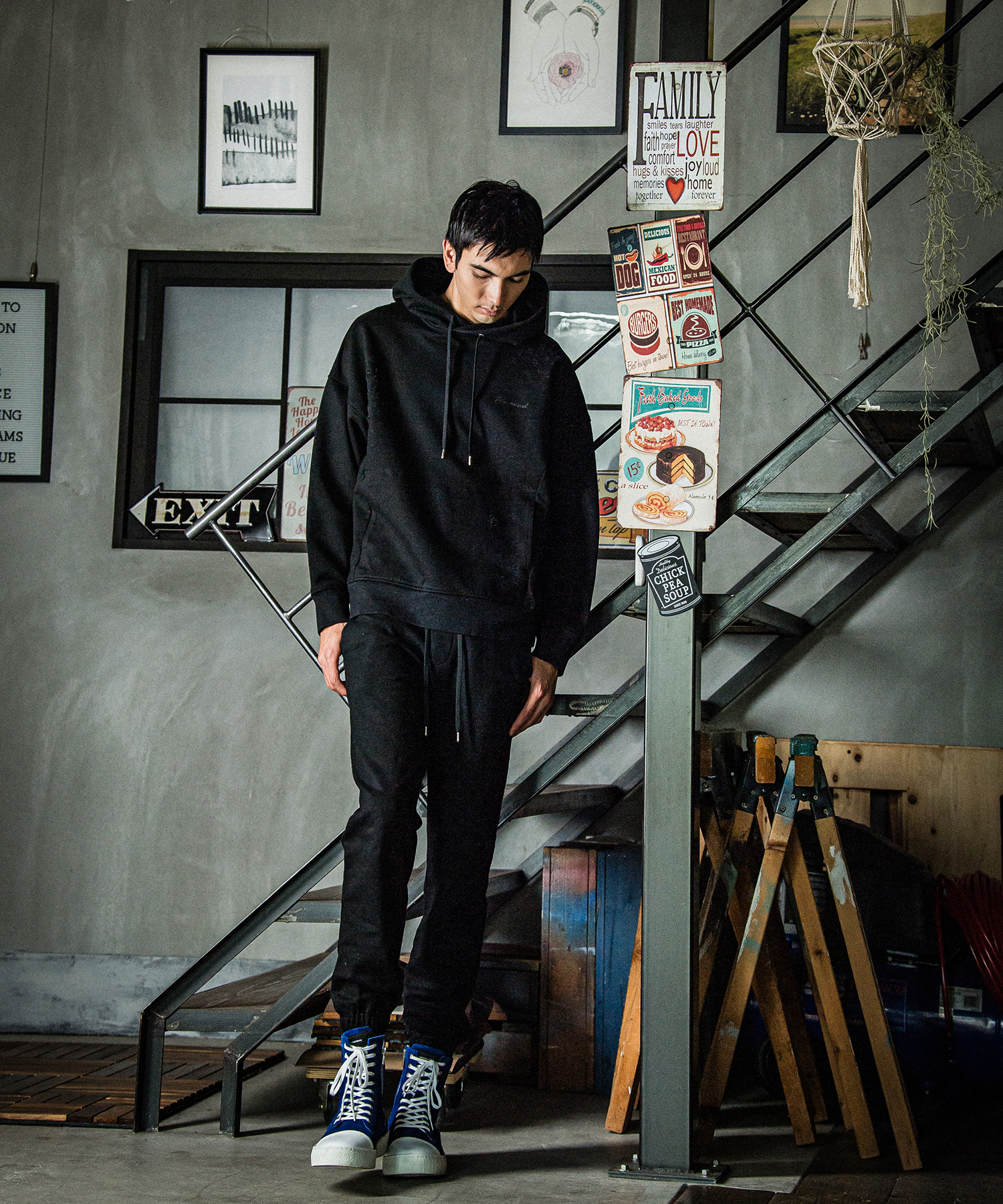 VINTEAGE  loose hoodie