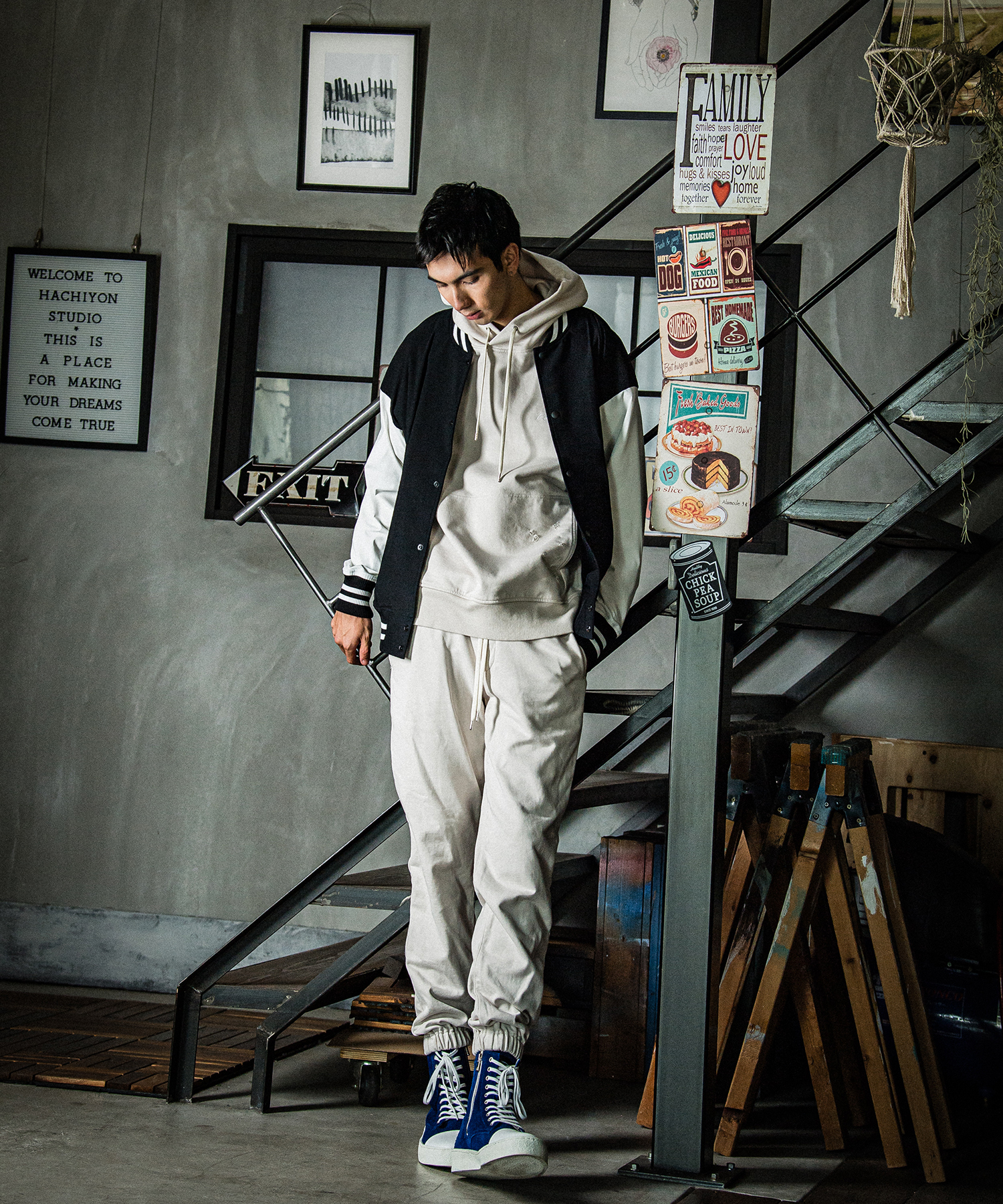 VINTEAGE  loose hoodie