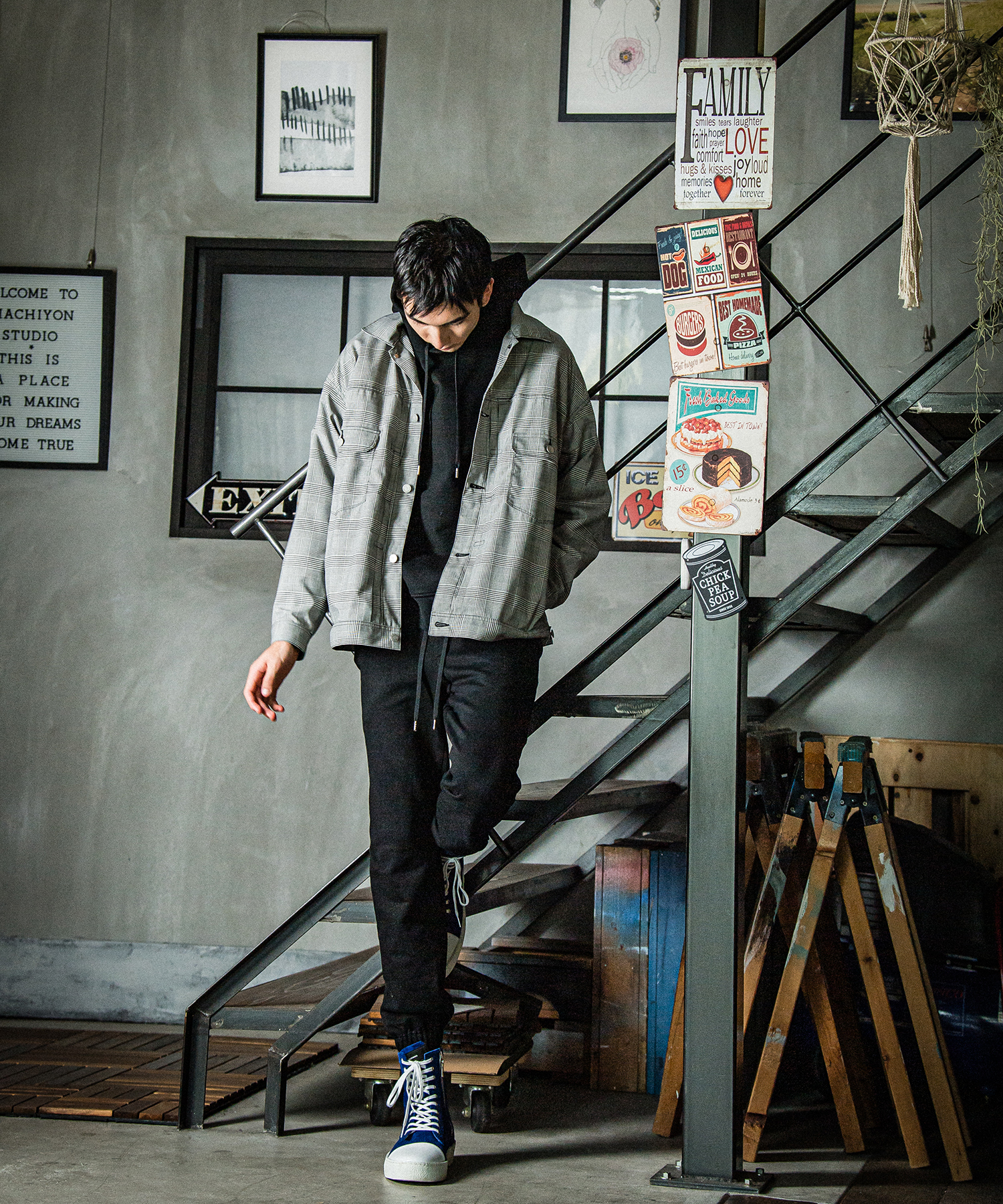 VINTEAGE  loose hoodie