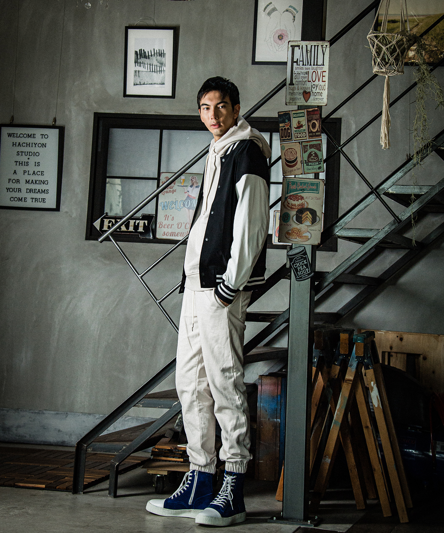 VINTEAGE  loose hoodie