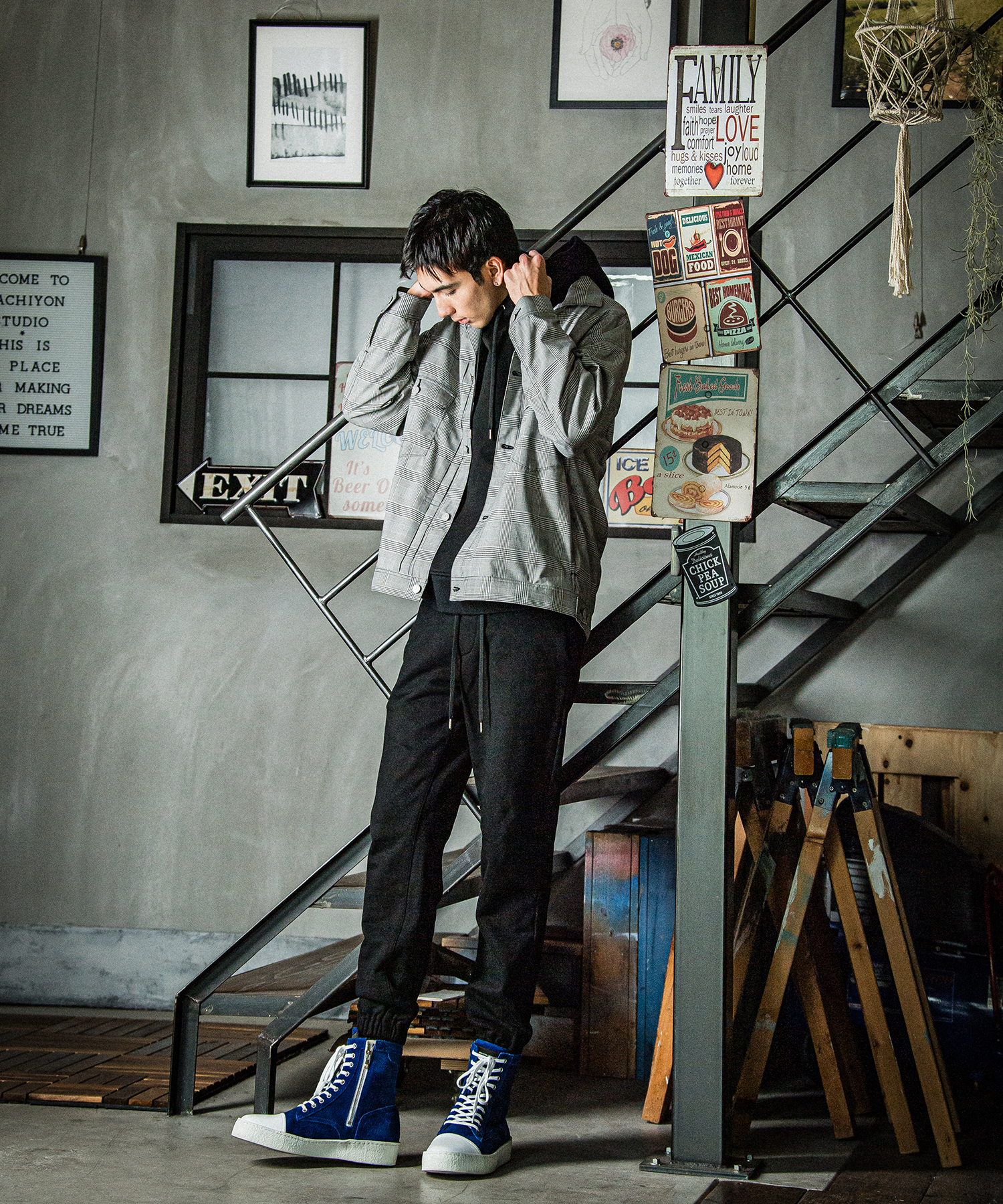 VINTEAGE  loose hoodie