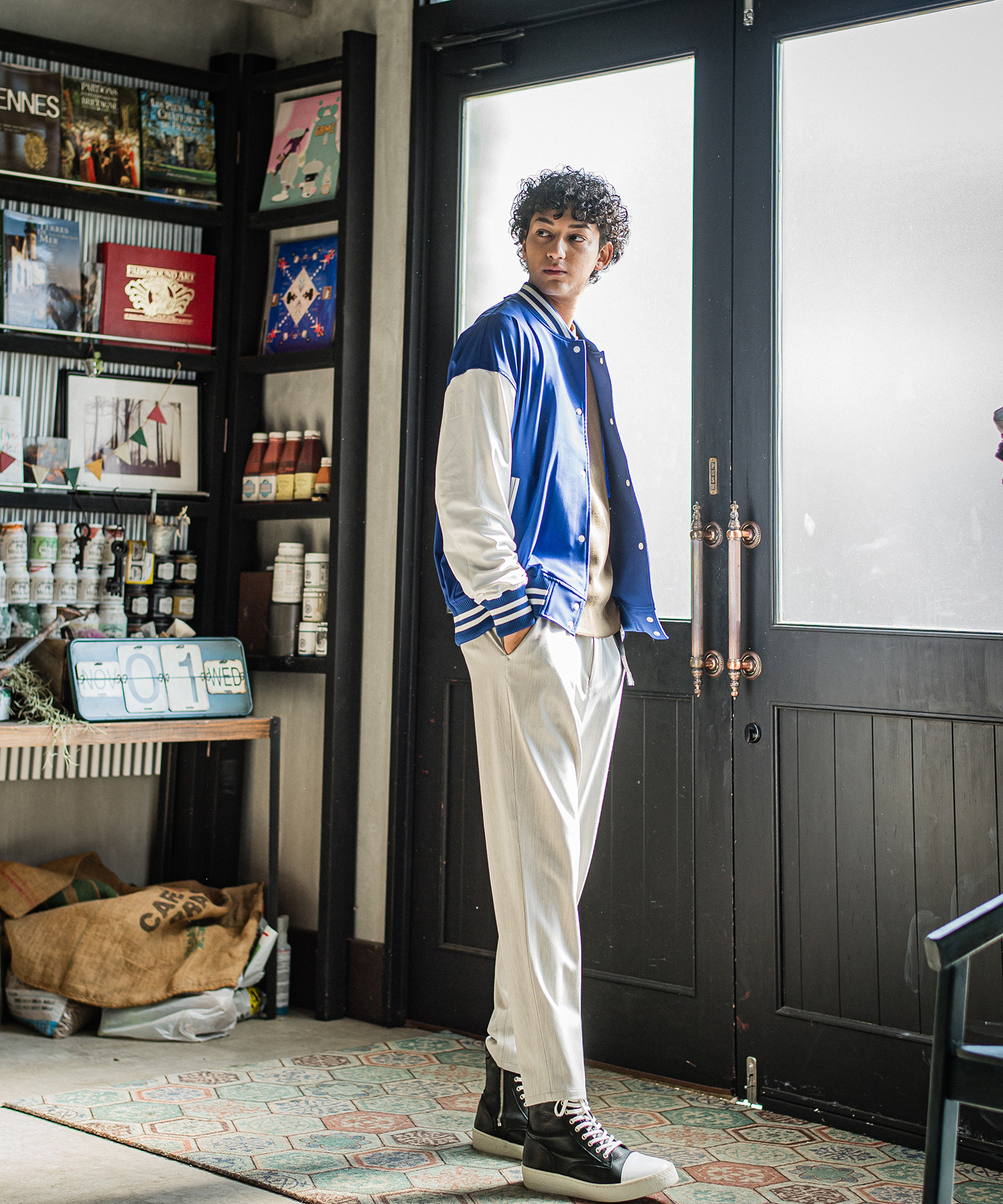 TECH OVER VARSITY JACKET