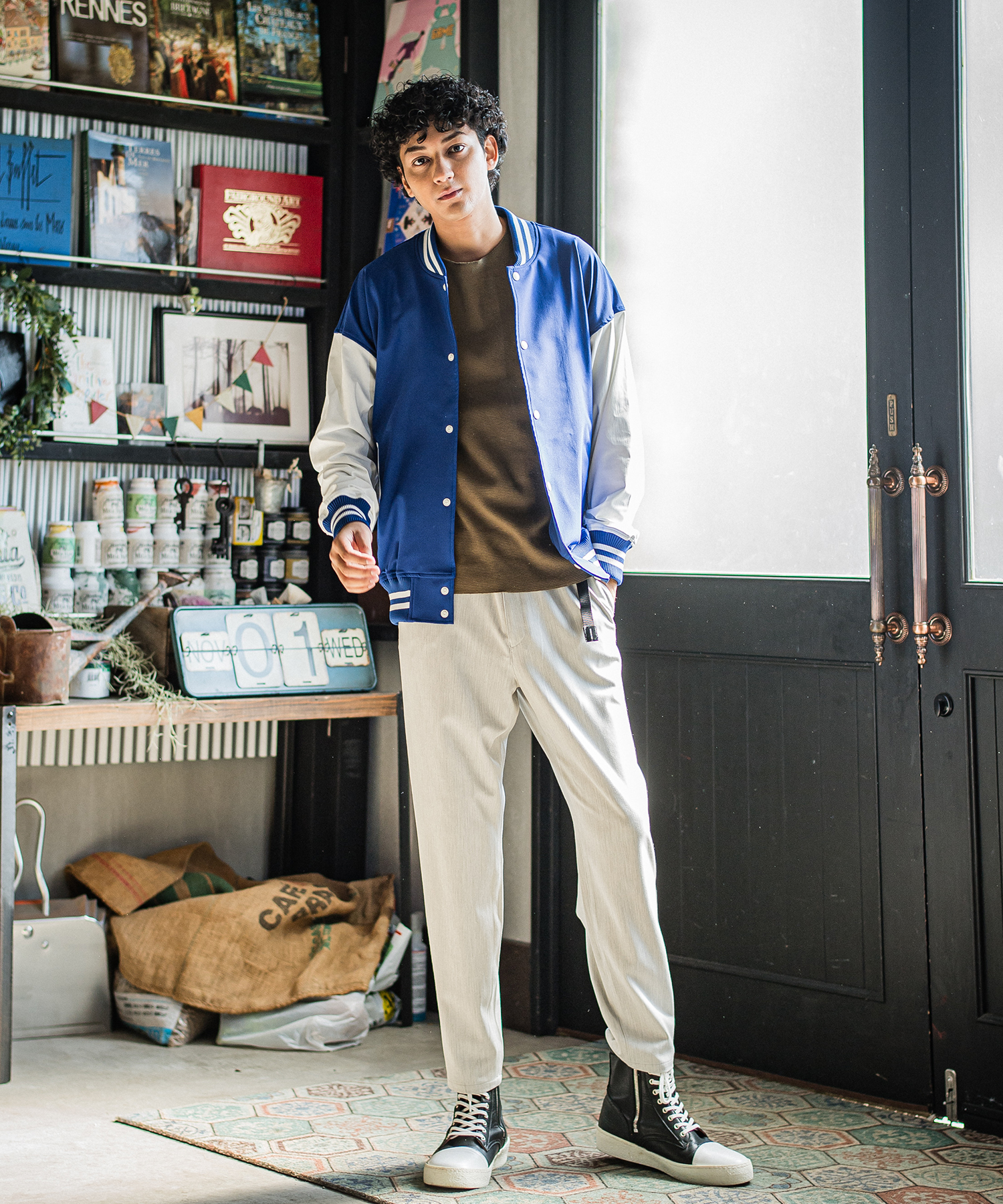 TECH OVER VARSITY JACKET