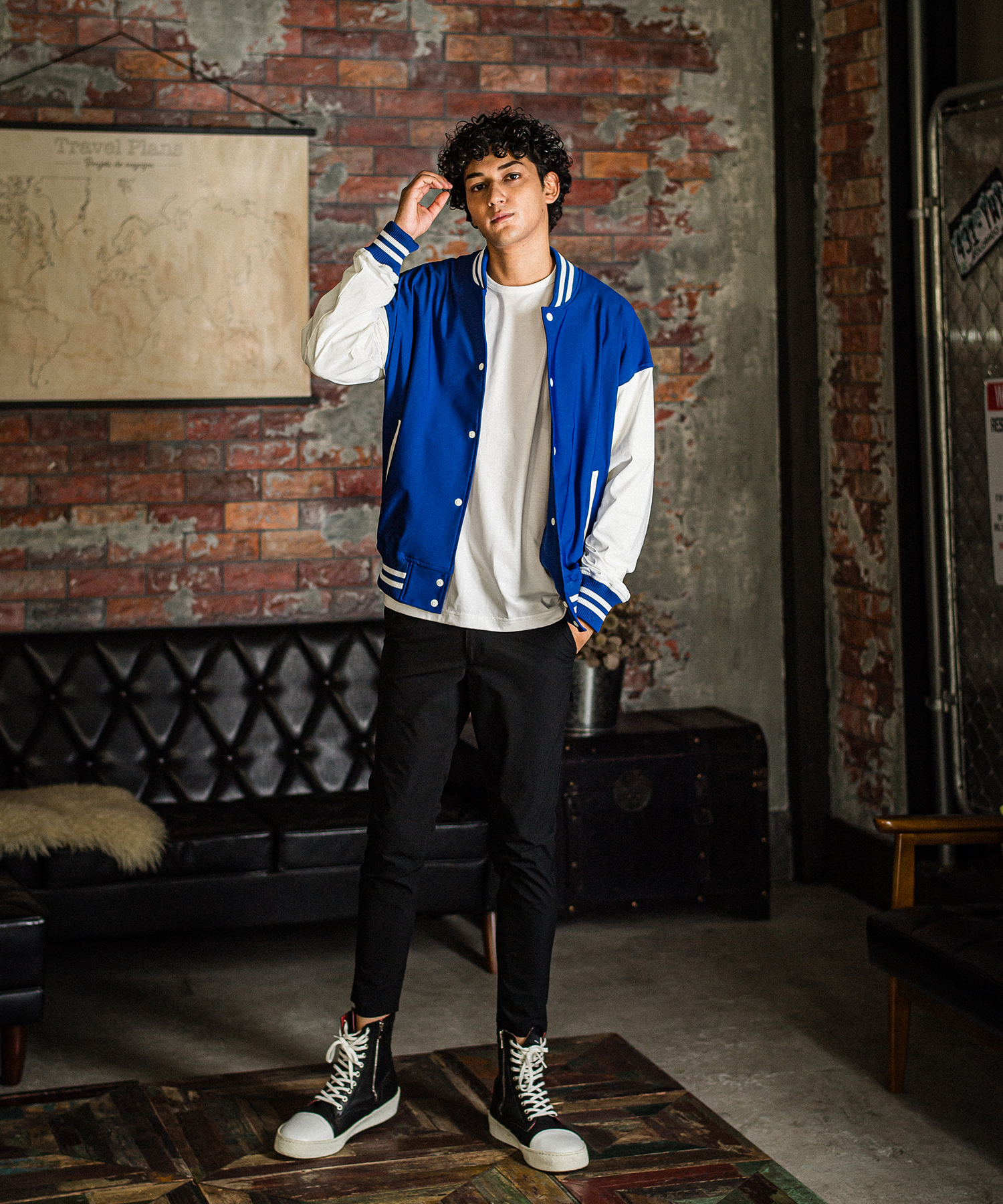 TECH OVER VARSITY JACKET