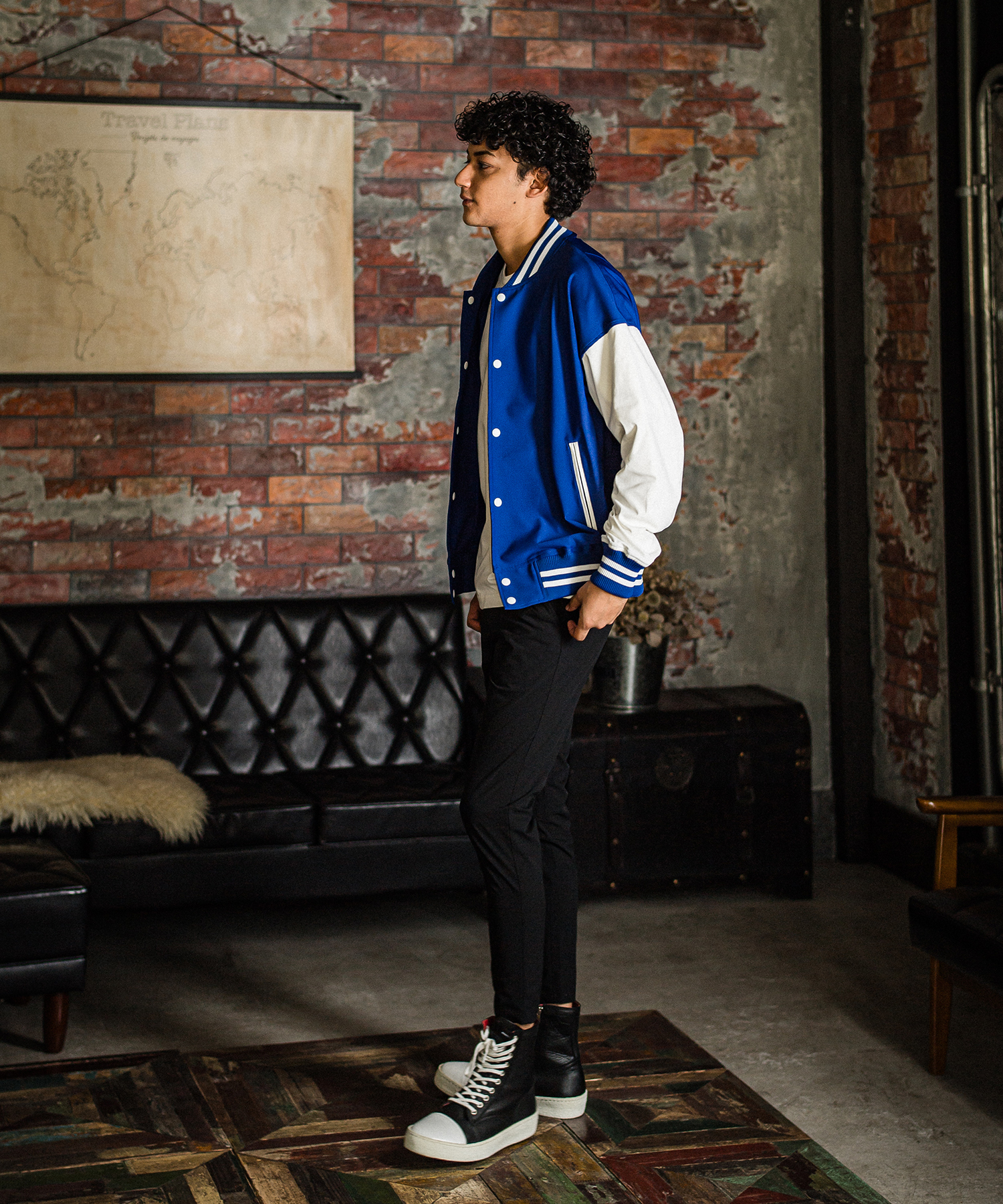 TECH OVER VARSITY JACKET