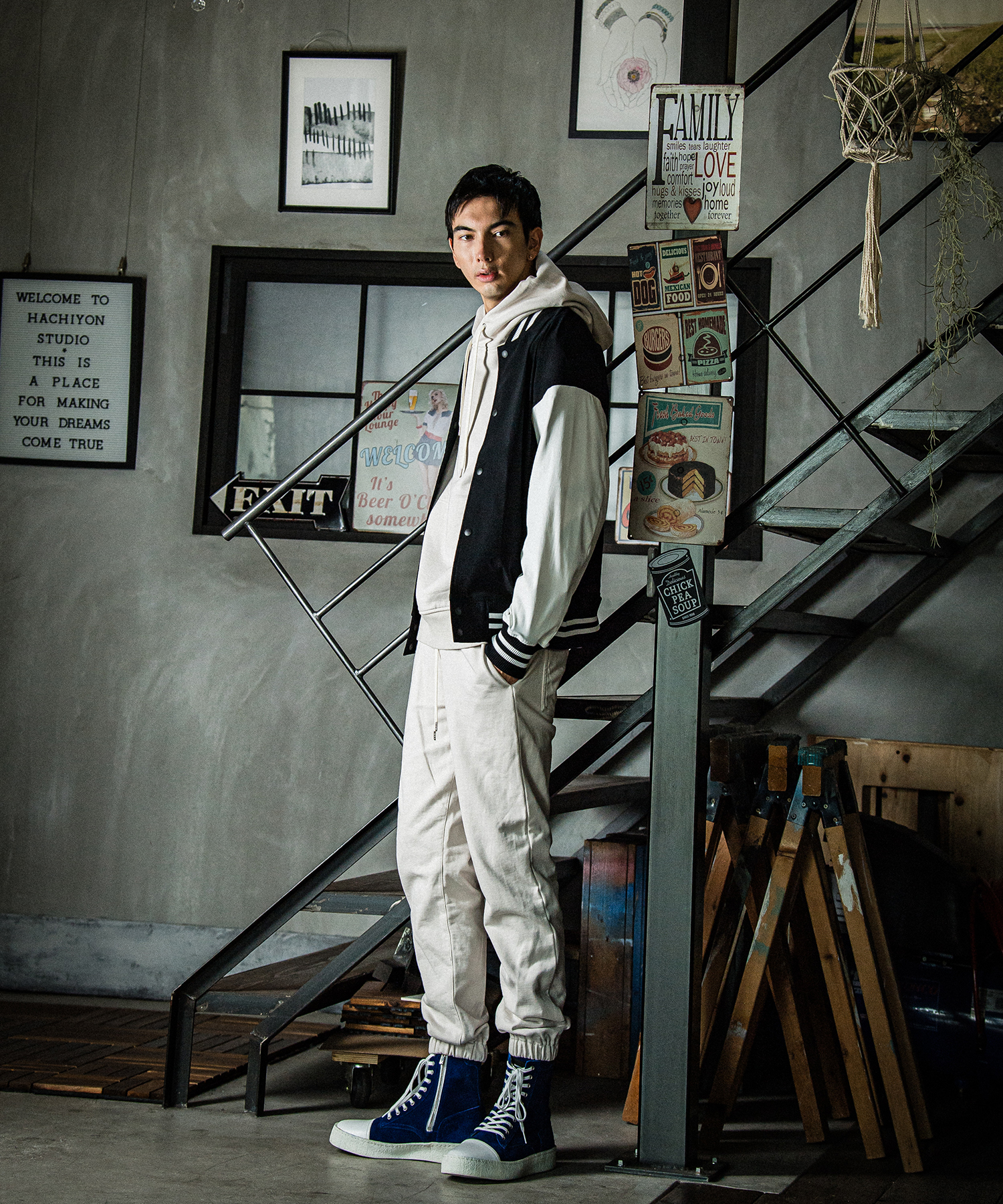 TECH OVER VARSITY JACKET